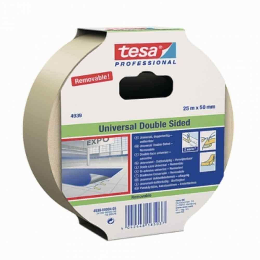 Banda dublu adeziva transparenta 25mmx50m tesa