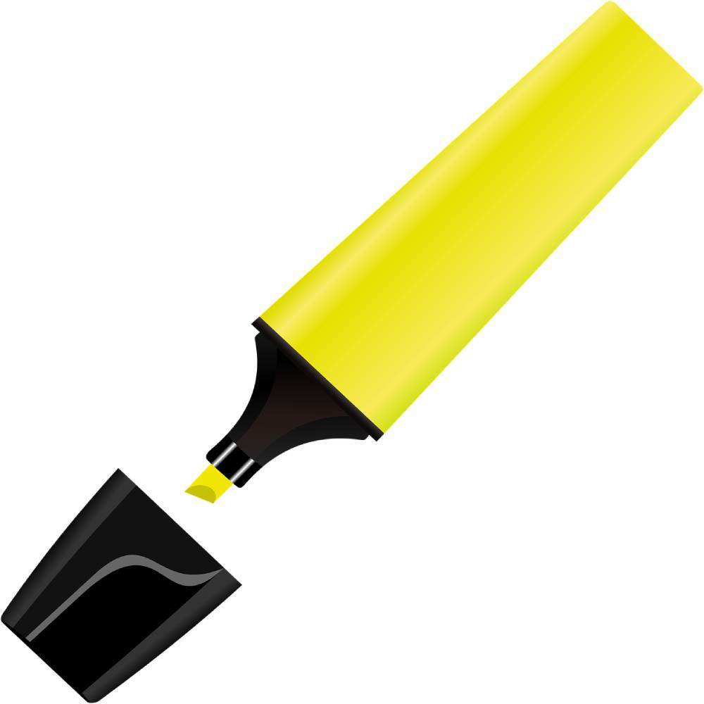 rezerve marker pilot Textmarker 0.5mm, galben cn spot liner qy804