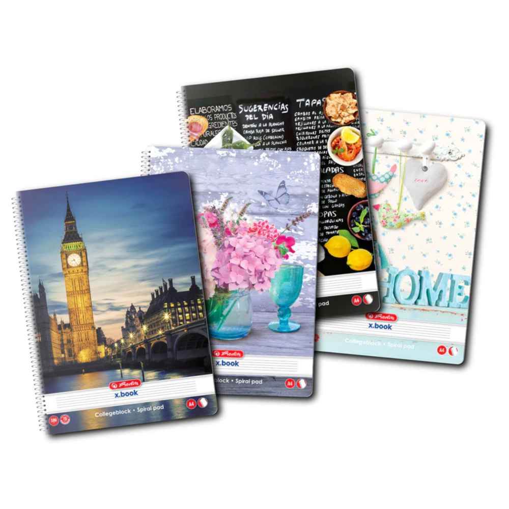 folio transparente a4 Caiet studentesc cu coperti carton lucios a4 100 file dictando cu spirala herlitz