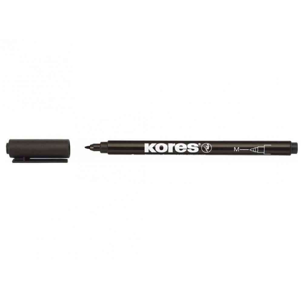 Office Instruments Marker ohp permanent, varf subtire, 1mm, negru kores krs2210