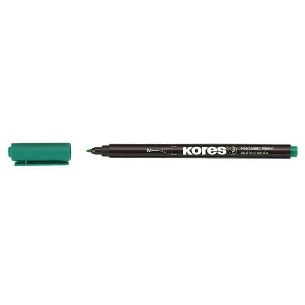 Office Instruments Marker ohp permanent, varf subtire, 1mm, verde kores krs2210