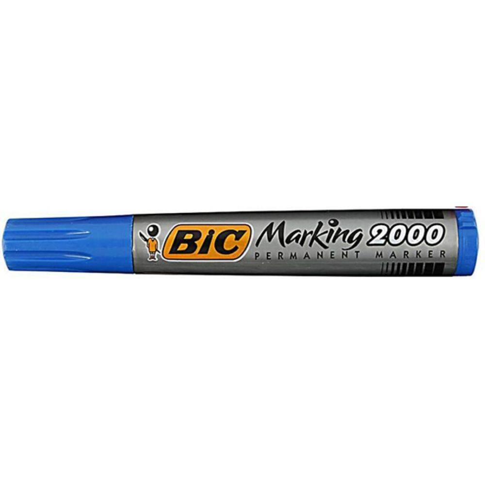 glc 2000 Marker permanent, varf rotund, 2,5mm, albastru bic 2000