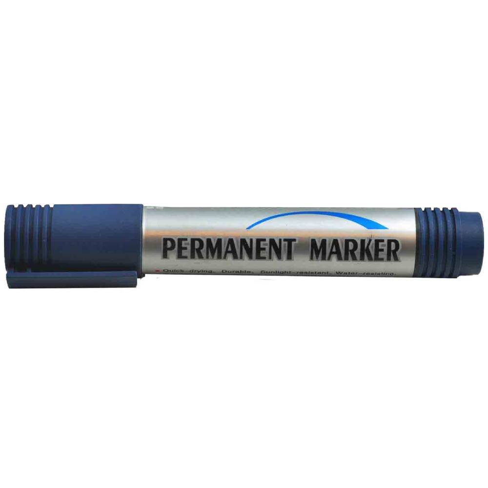 Markere permanente - Marker permanent albastru, varf rotund RX200, depozituldns.ro