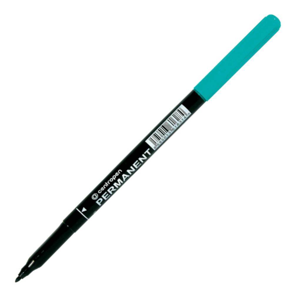 Office Instruments Permanent marker centropen 2536, varf 1mm, verde, 12buc/cut