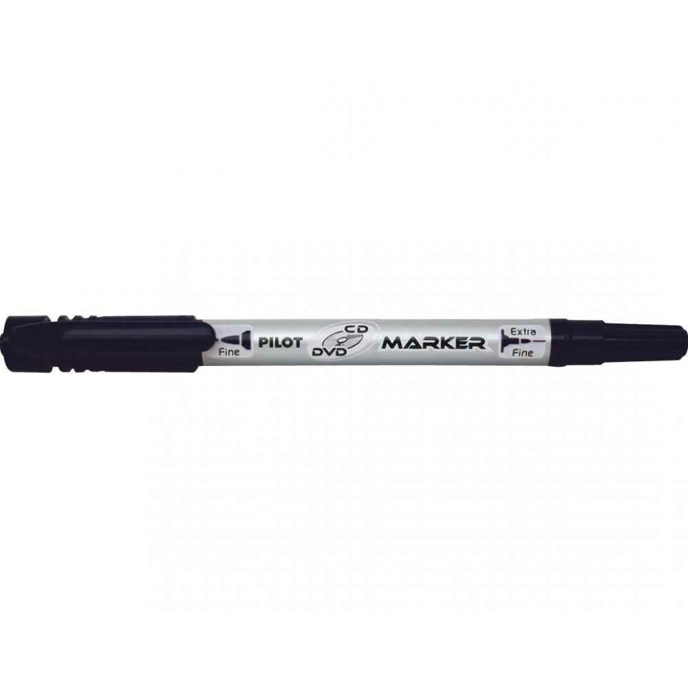 rezerve marker pilot Marker pentru cd negru twin pilot