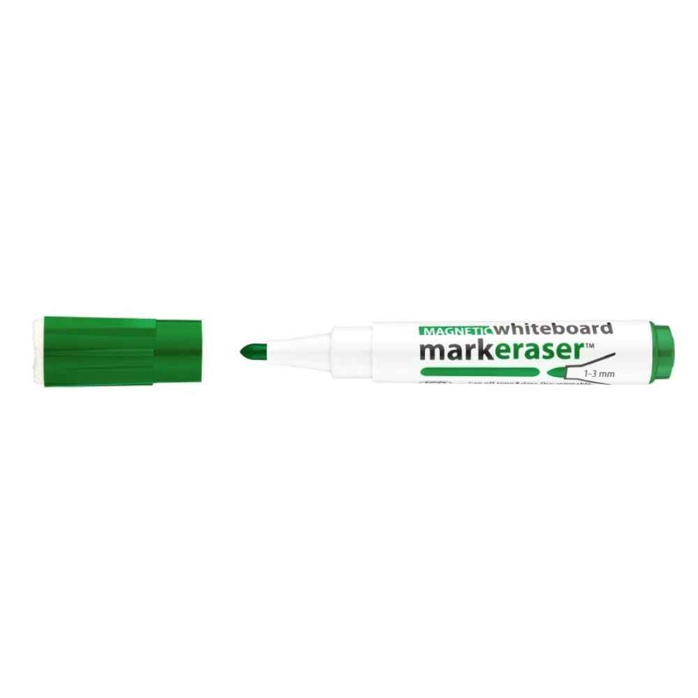 securio b35 Marker pentru whiteboard cu refill, grip pvc, verde, b35