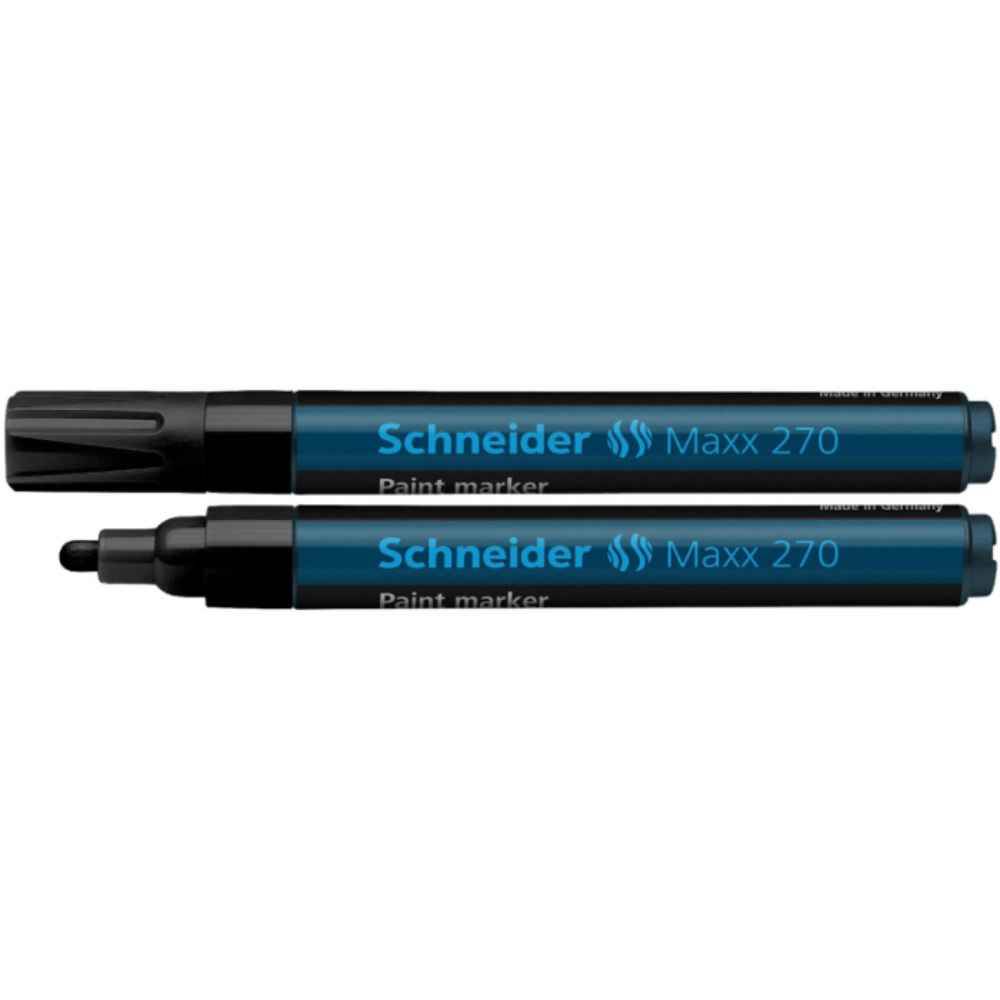 rezerve marker pilot Marker cu vopsea, varf rotund, 1-3mm, negru schneider maxx 270