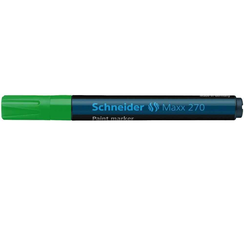Office Instruments Marker cu vopsea, varf rotund, 1-3mm, verde schneider maxx 270