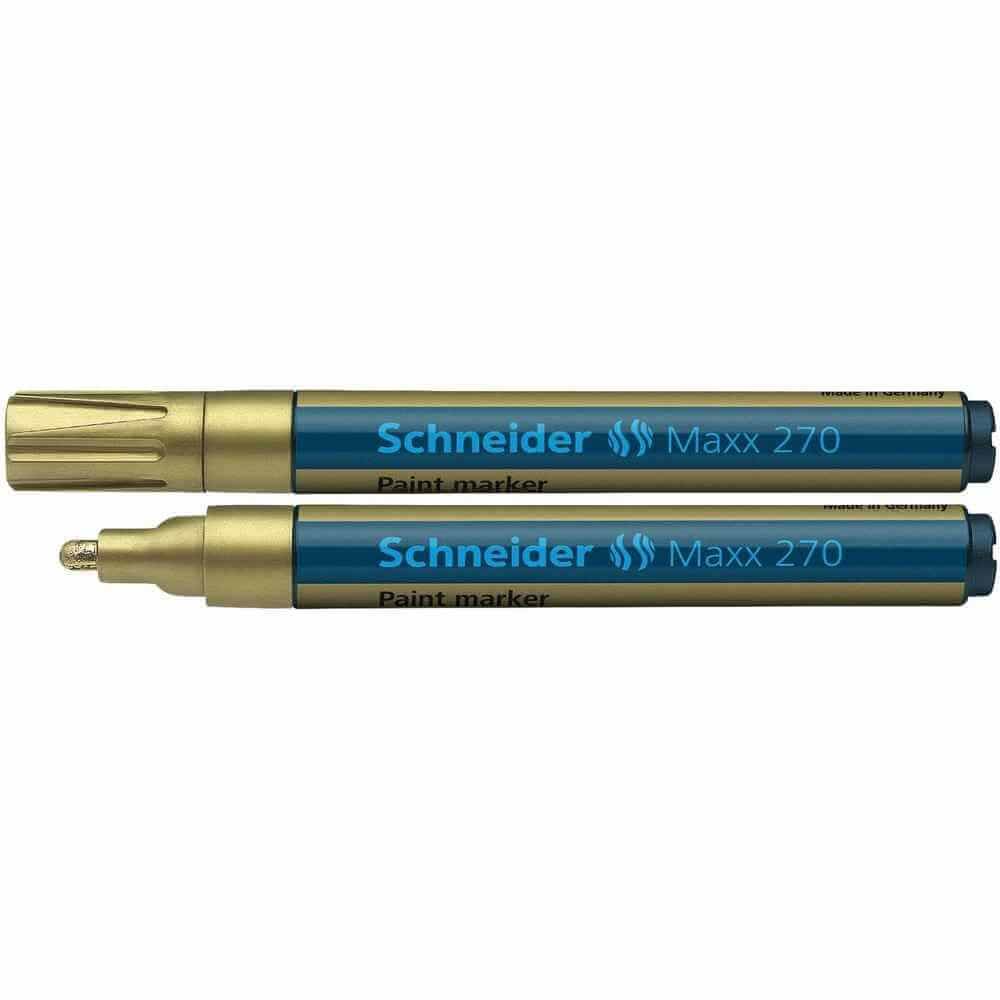 rezerve marker pilot Marker cu vopsea, varf rotund, 1-3mm, auriu schneider maxx 270