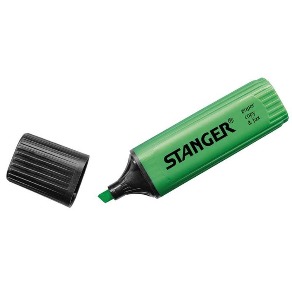 Office Instruments Textmarker verde stanger
