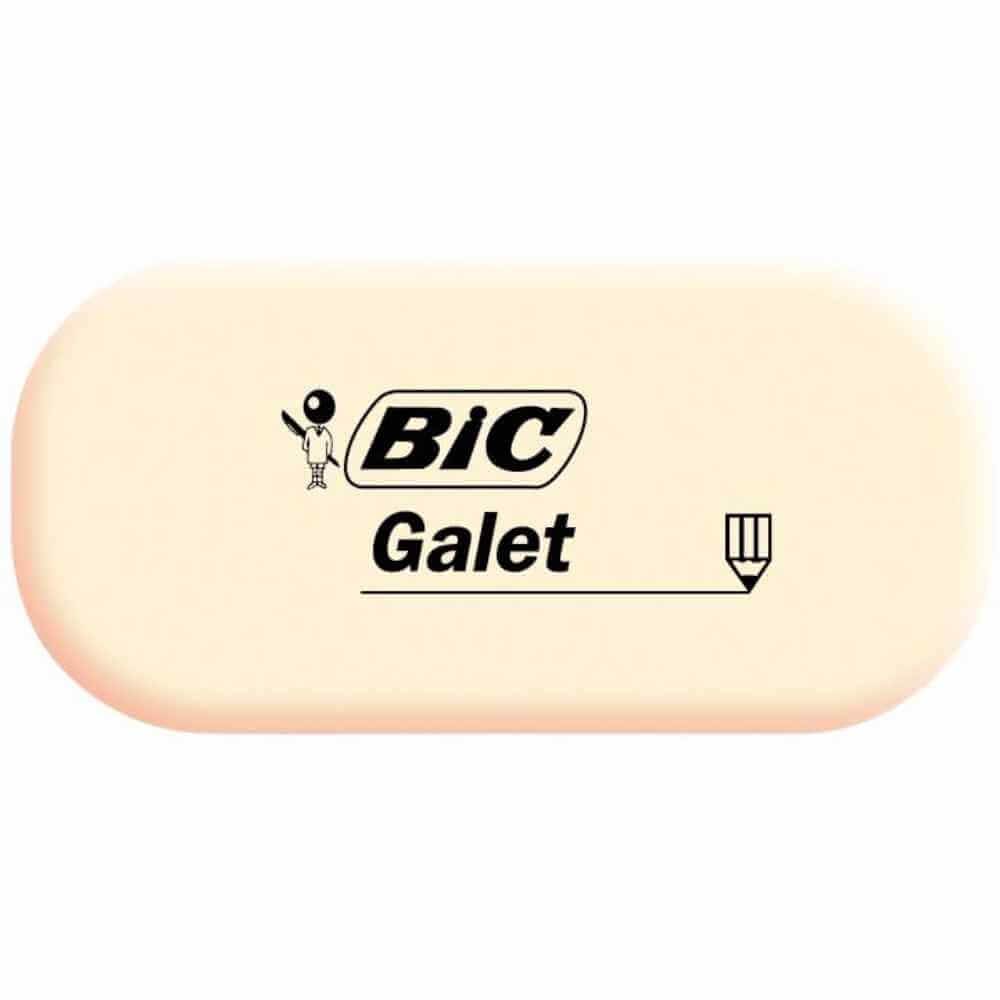 Erasers Radiera bic galet, din cauciuc sintetic, 12buc/cut