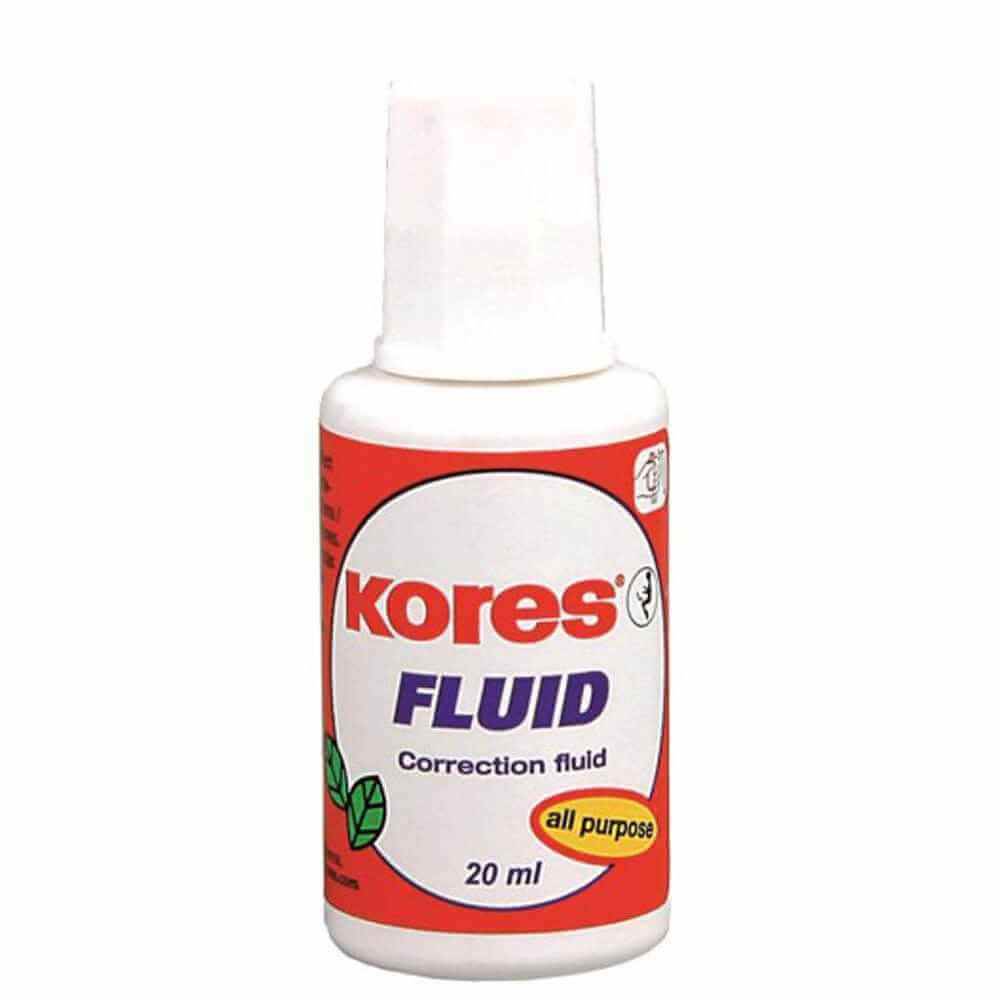 Corectoare si radiere - Fluid corector pe baza de solvent 20ml KORES KRS6610, depozituldns.ro