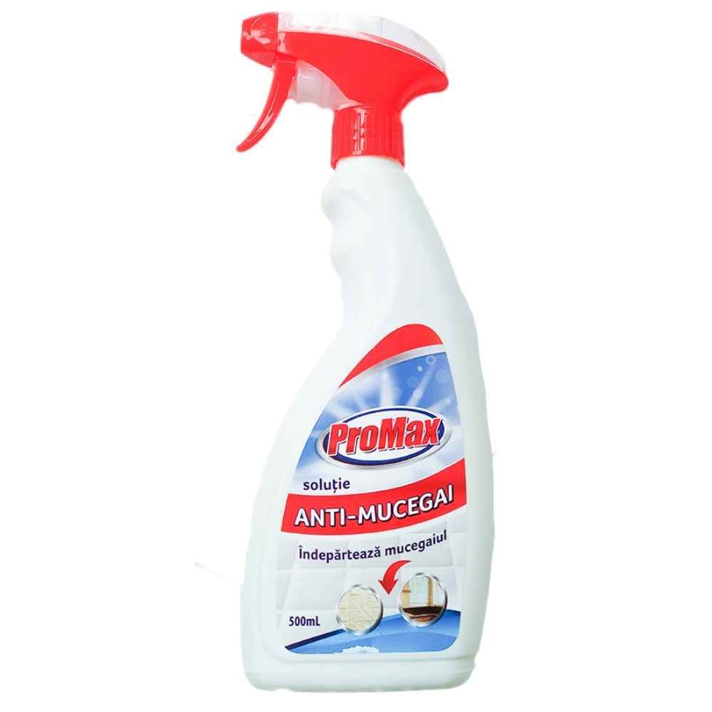 Detergenti mobila, covoare, piele si solutii antimucegai - Solutie antimucegai cu pulverizator 500ml PROMAX, depozituldns.ro