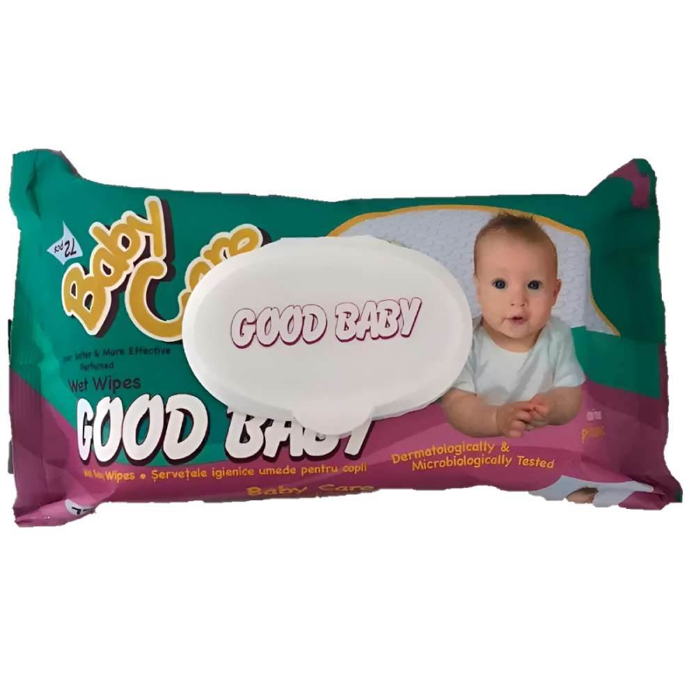 GOOD BABY Sevetele umede cu capac good baby 72 buc/pachet baby care