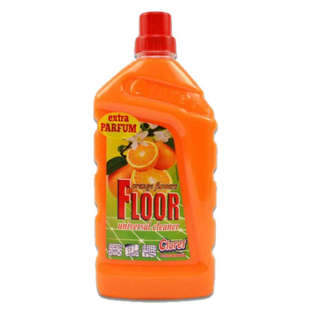 CLORET Detergent lichid pardoseli, orange flowers, 1 l, cloret