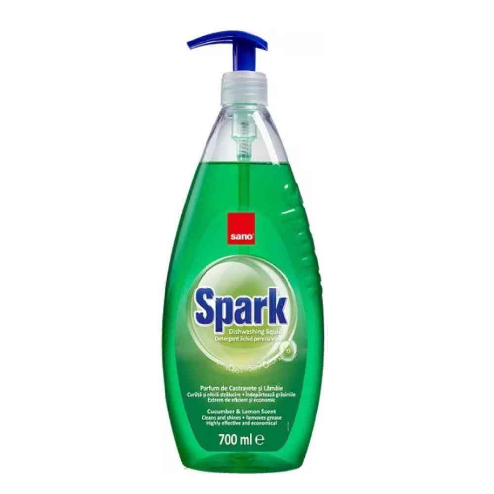 mașina de spălat vase a+++ Detergent de vase 700ml sano spark castravete