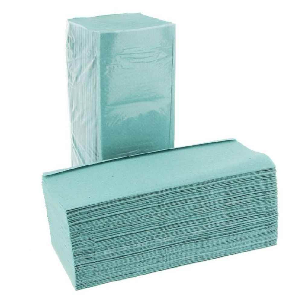 mașină de făcut vată de zahăr jumbo Prosop de hartie, pliat, reciclata verde, 1 strat, 200 foi, 21x25cm, green jumbo