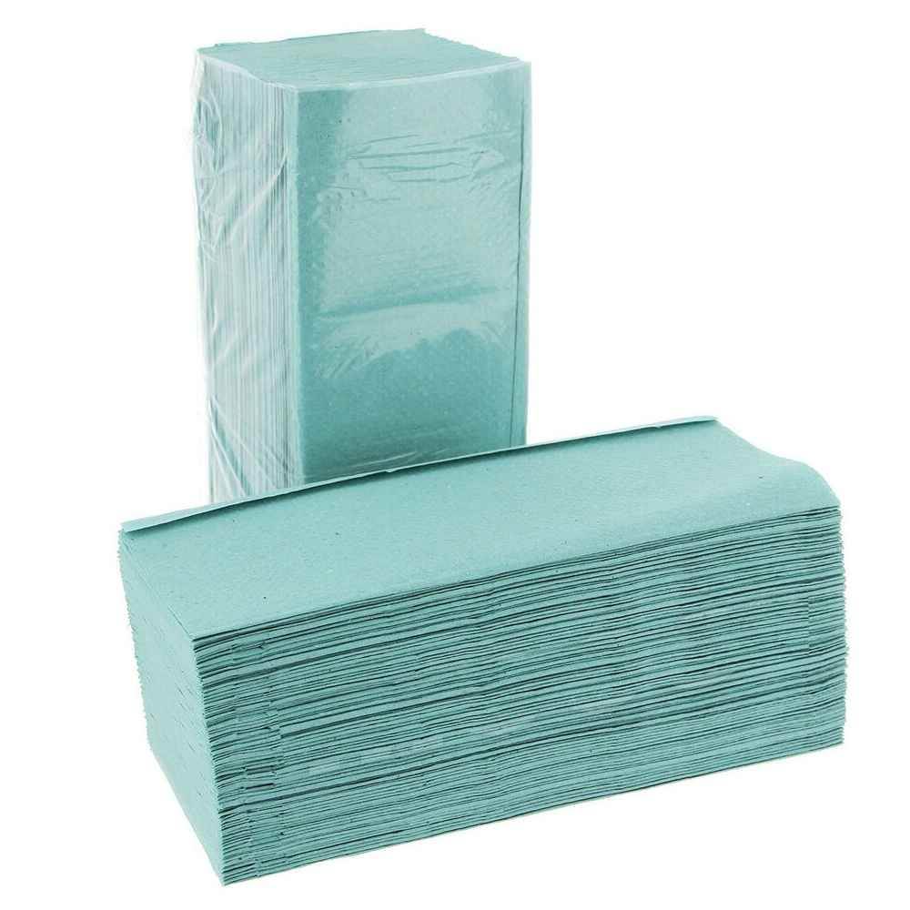 mașină de făcut vată de zahăr jumbo Prosop de hartie, pliat, reciclata verde, 1 strat, 230 foi, 21x25cm, green jumbo