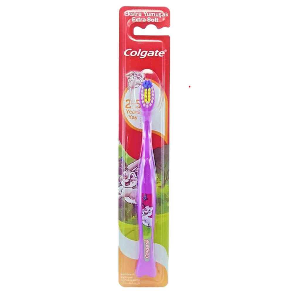 mesaje de la.multi ani Periute de dinti extra soft 2-5 ani colgate
