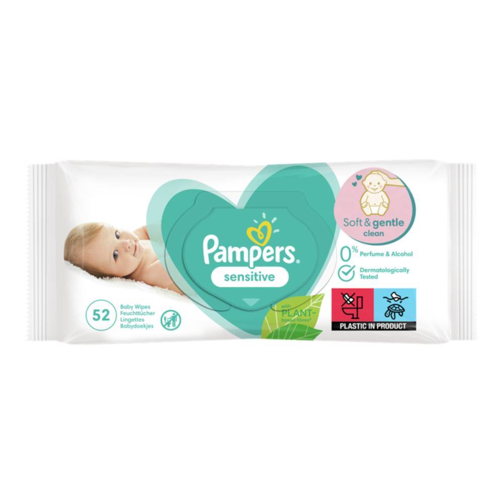 Servetele umede 52buc/pachet pampers sensitive