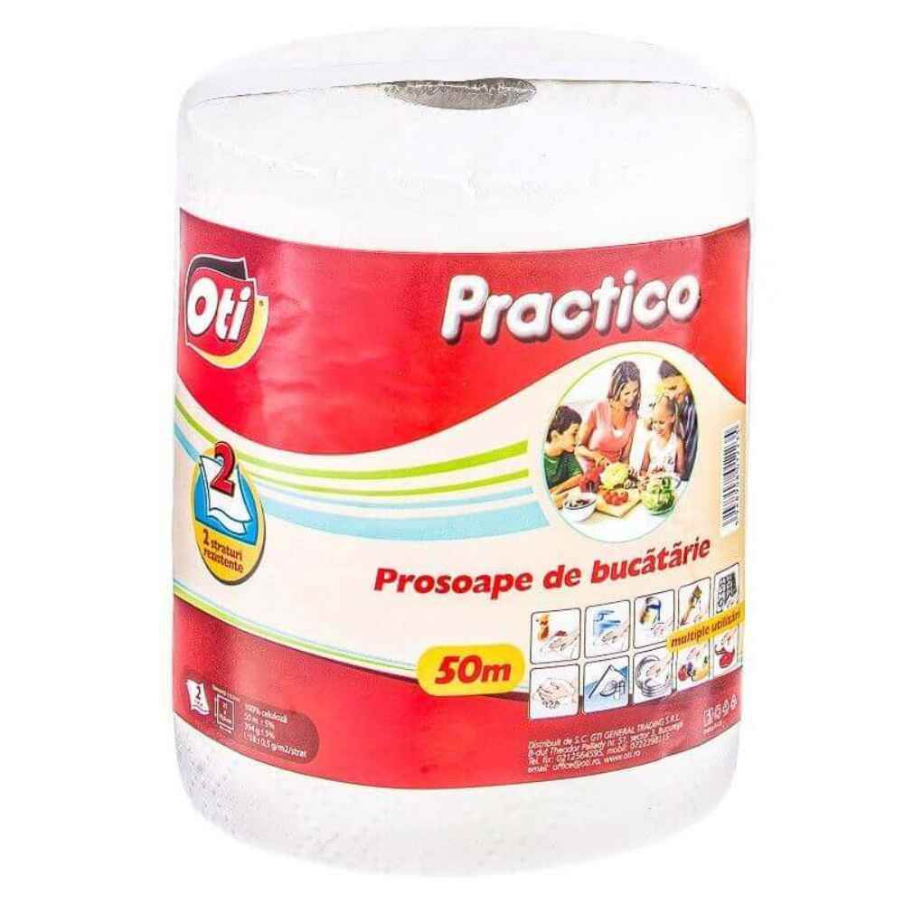 mașini de cusut casnice Prosop de hartie, monorola, 2 straturi, 400 gr, 50 m, oti practico