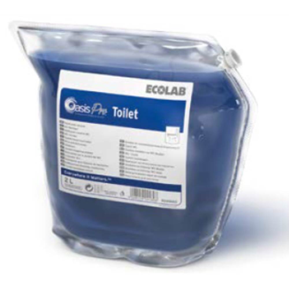 Detergent acid interior vas wc 2l oasis pro toilet ecolab