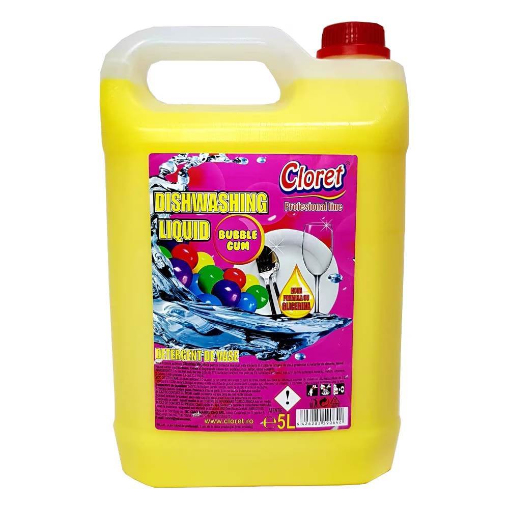 mașina de spălat vase a+++ Detergent de vase cloret 5l bubble gum