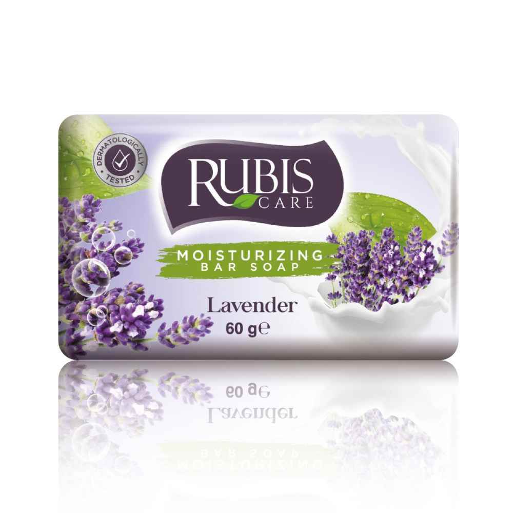 Sapun solid 60gr ambalaj hartie rubis lavander