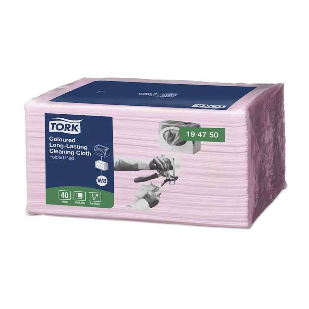 Shop Towels & General-Purpose Cleaning Cloths Lavete universale profesionale 40 buc 38x30 cm rosu tork