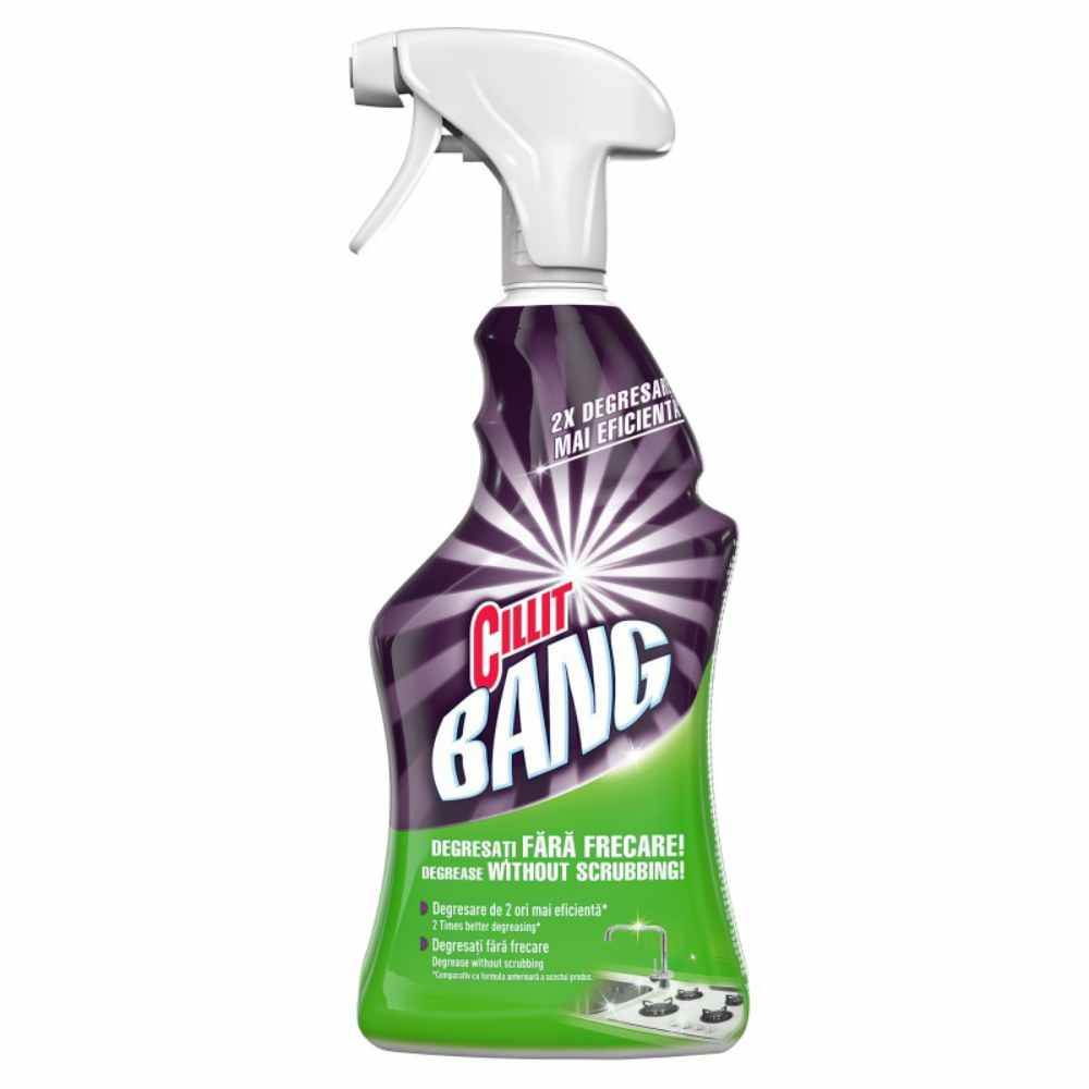 anticalcar mașina de spălat Detergent anticalcar pentru bucatarie, cu pulverizator, 750 ml, cillit bang