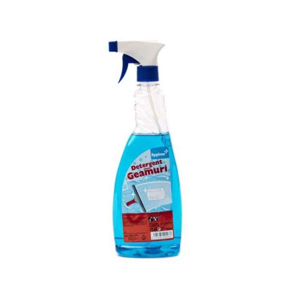 remorcă auto 750 kg Detergent geamuri cu pulverizator 750 ml albastru hygiene plus