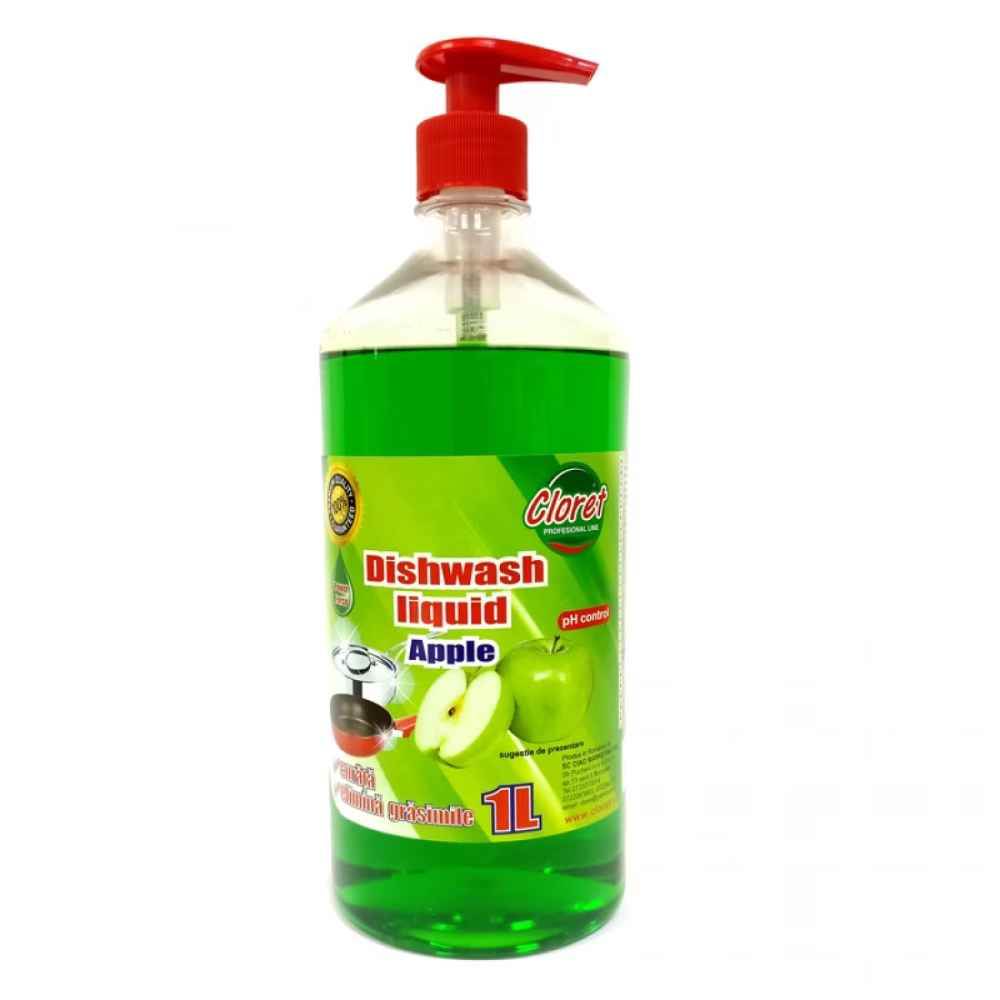 service mașini de spălat vase Detergent de vase degresant lichid cu pompita 1000ml mar cloret