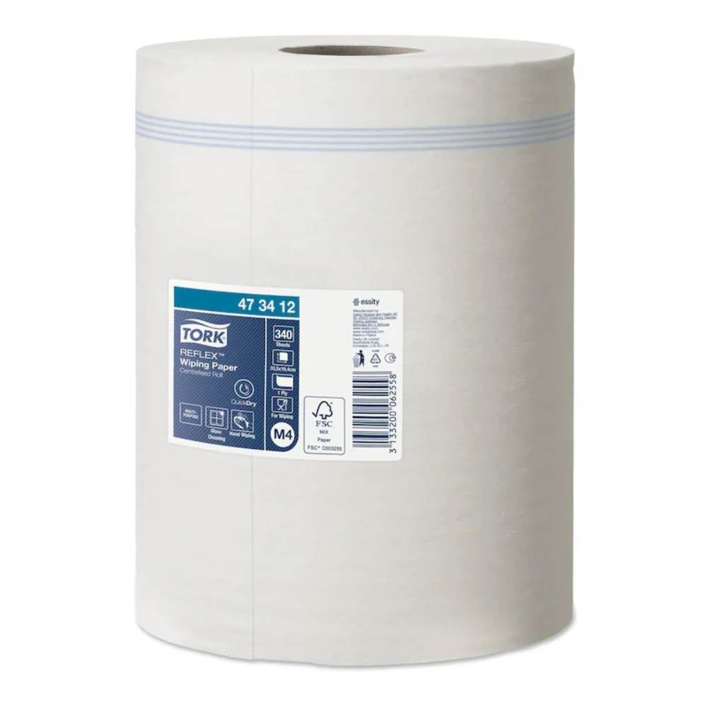 centrala curent Prosop de hartie, derulare centrala, 1 strat, 340 foi, 113.9 m, tork reflex 473412