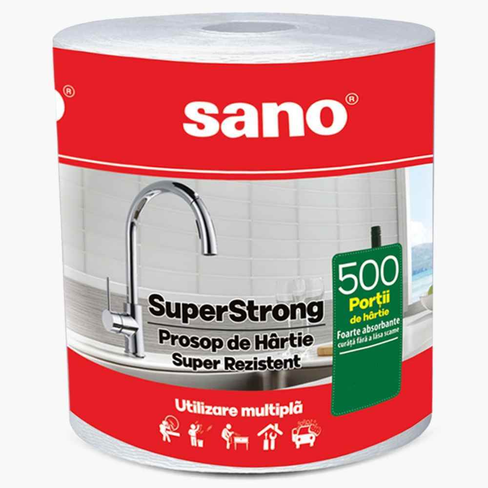 hartie igienica milde relax purple 3 straturi 32+8 role Prosop de hartie, alb, celuloza, 2 straturi, 500 foi, 51.7 m, sano