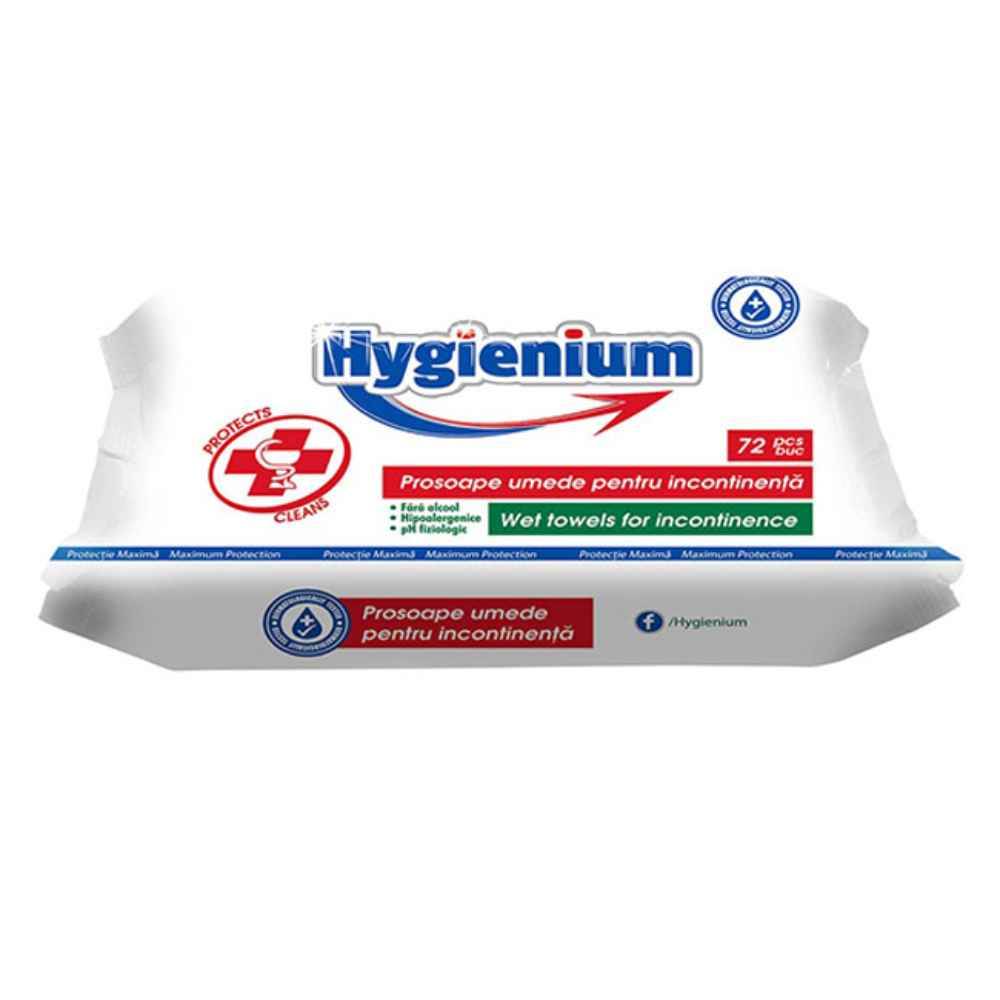 HYGIENIUM Hygienium servetele umede incotinenta 72 buc