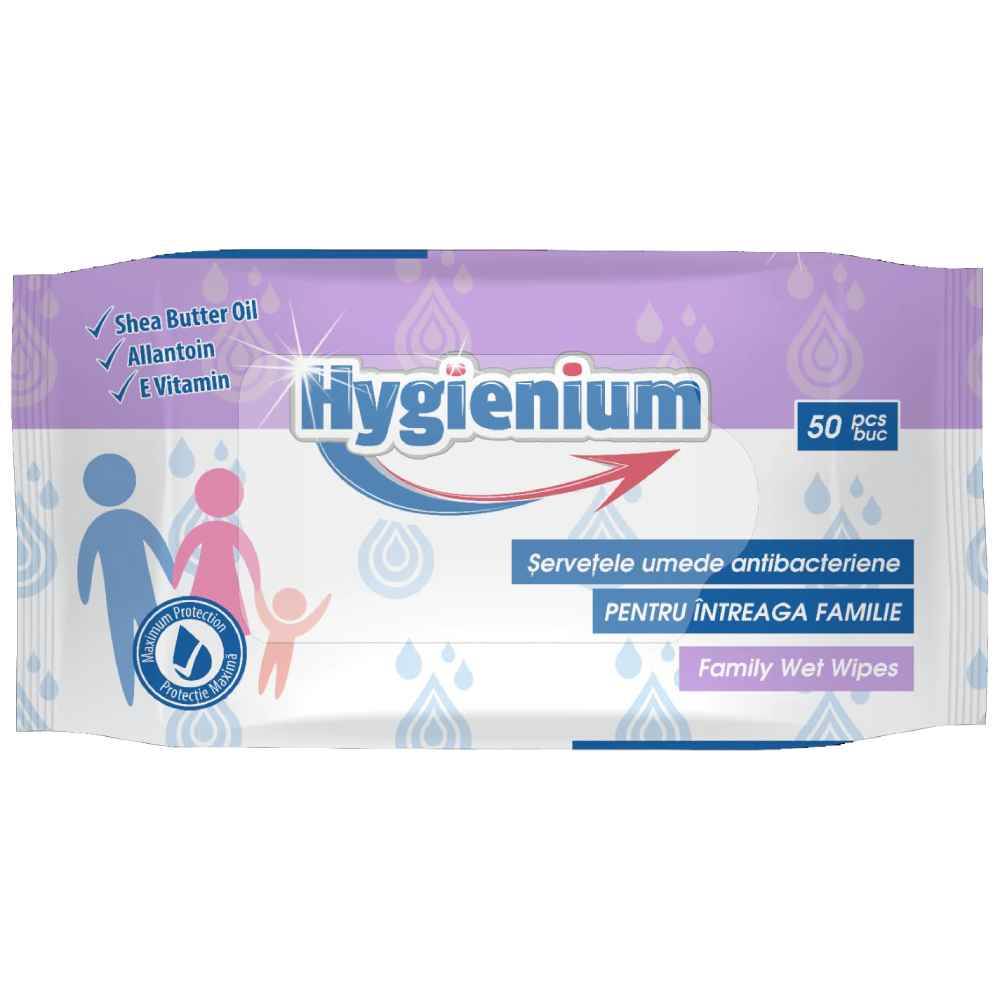 Hygienium family serv. umede 50 buc
