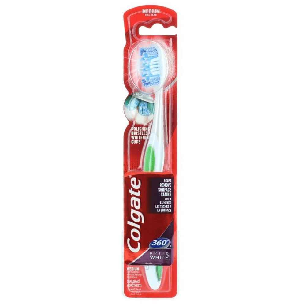Toothbrushes Periute de dinti 360 optic white medium colgate