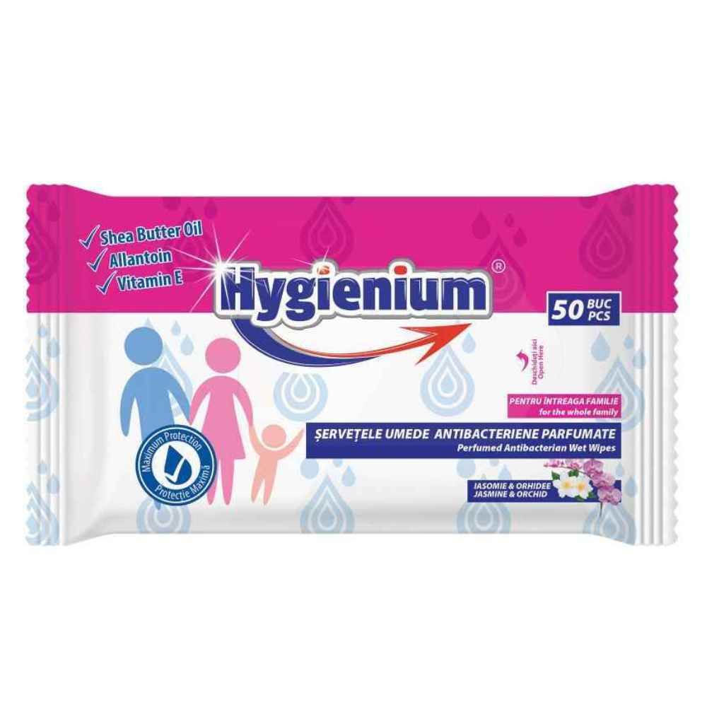 Hygienium family servetele umede 50 buc orhidee si iasomie
