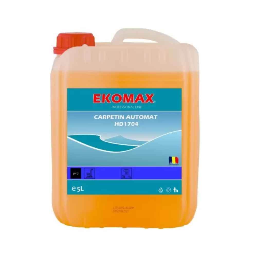 covoare 3/4 Detergent profesional lichid automat parfumat pentru covoare 5l ekomax carpetin automat