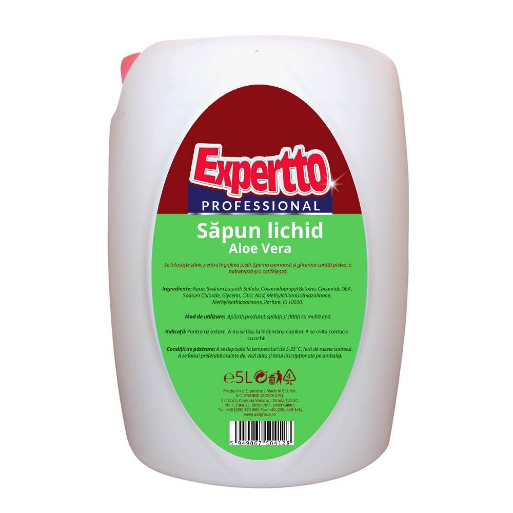 topper nature's aloe vera 5 cm Expertto sapun lichid 5l aloe vera
