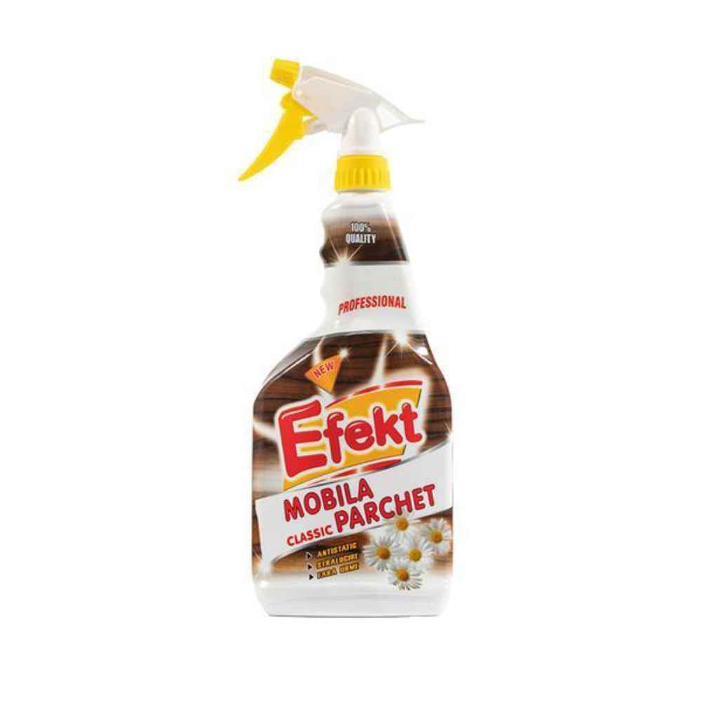 parchet laminat ieftin Solutie curatat mobila si parchet cu pulverizator efekt 750 ml