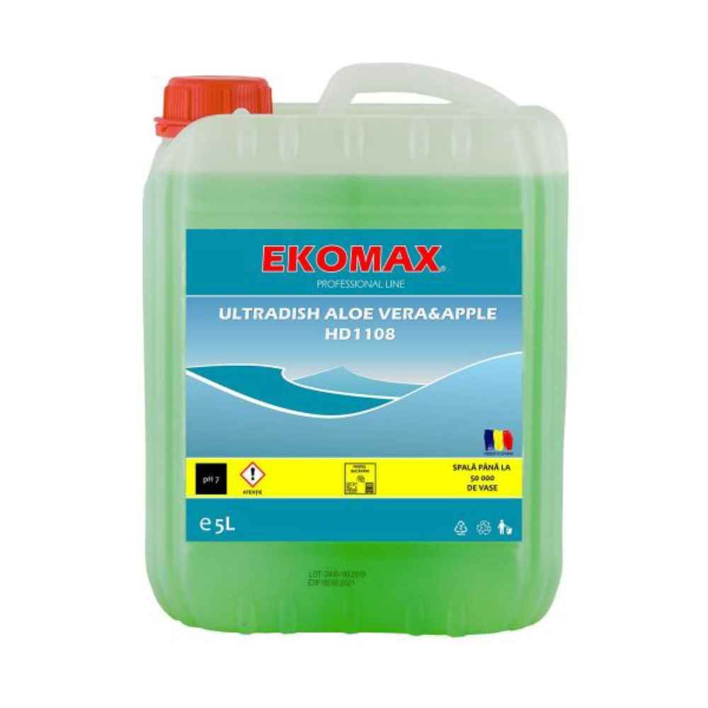 detergent vase 5l Detergent profesional spalare manuala vase 5l ekomax ultradish aloe vera&apple