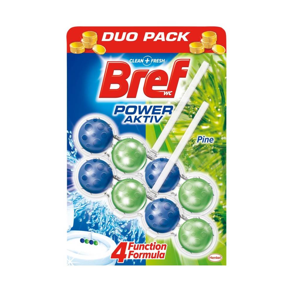 pine beds Odorizant toaleta power duo pack 2 x 50 gr pine bref