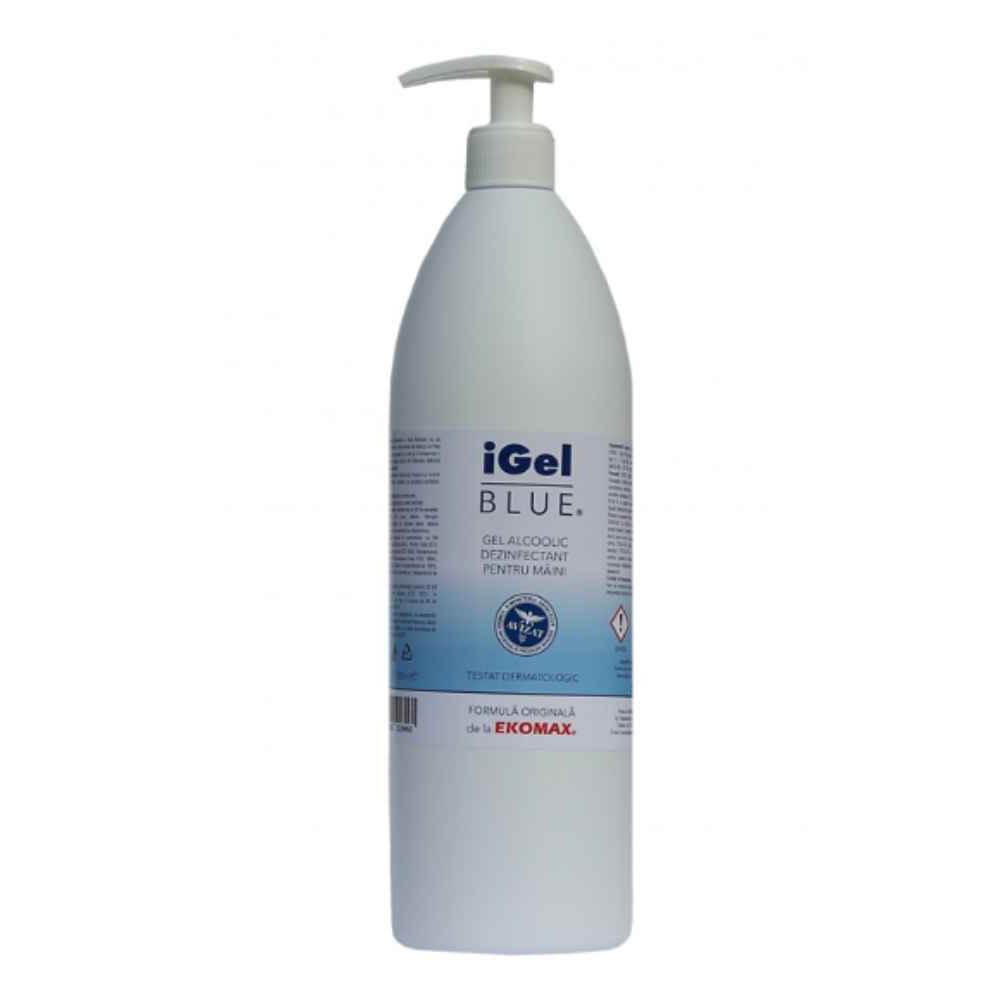 Hand Sanitizers & Wipes Dezinfectant maini 500ml cu pompita igel blue