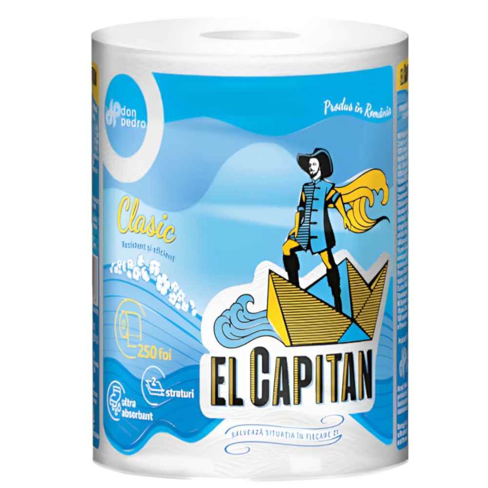 cauciucuri 185 55 r15 m+s Prosop de hartie, monorola, celuloza, 2 straturi, 250 foi, 55 m, el capitan