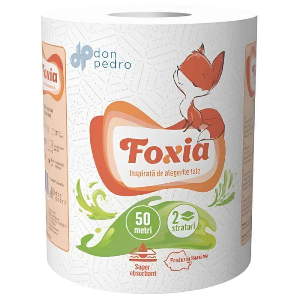 hartie igienica milde relax purple 3 straturi 32+8 role Prosop de hartie, monorola, celuloza, 2 straturi, 227 foi, 50 m, foxia