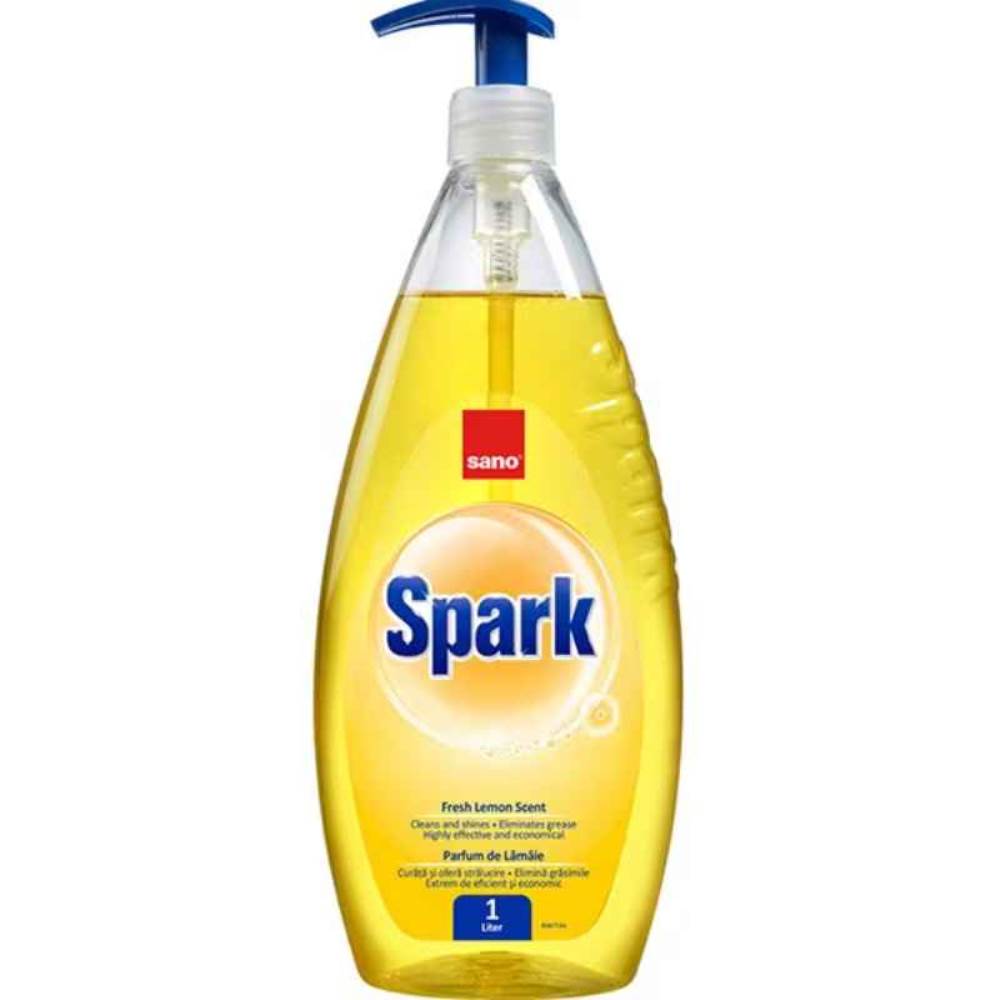 mașina de spălat vase a+++ Detergent de vase sano spark lamaie 1l