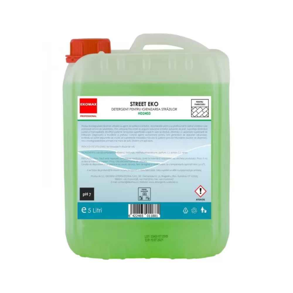 wall street: banii sunt făcuți să circule Detergent profesional igienizarea strazilor si a trotuarelor 5l ekomax street eko