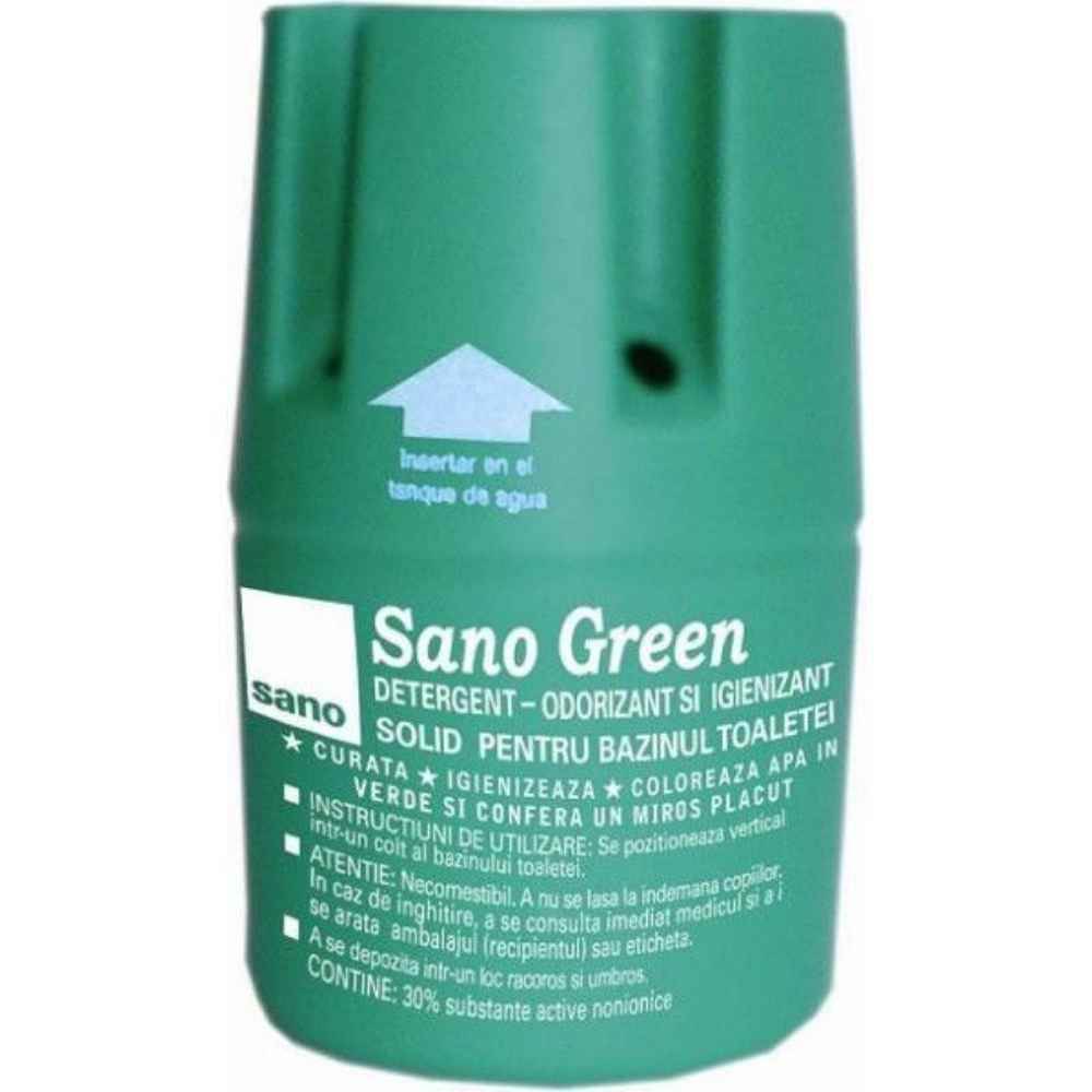 Odorizant wc bazin sano green, 150g