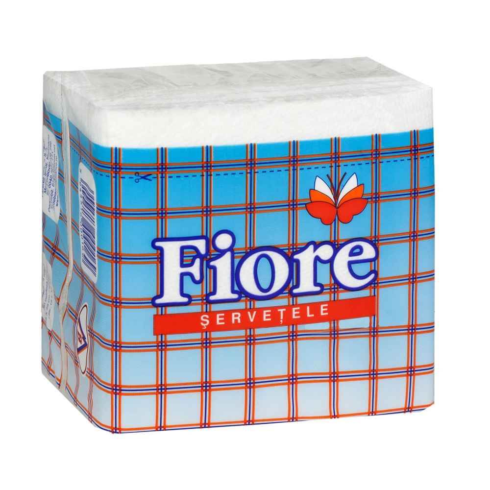 birouri albe Servetele de masa albe 25x25 cm 100 buc/pachet fiore